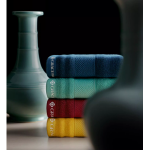 洁丽雅国色系列7A抗菌加厚纯棉毛巾