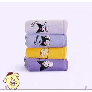 三利库洛米布丁狗联名浴巾2025新款全棉女男款毛巾