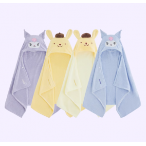 三利斗篷浴巾儿童专用大童婴儿宝宝浴袍