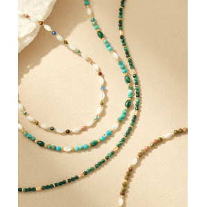 Lola Rose罗拉玫瑰串珠系列绿松石孔雀石项链